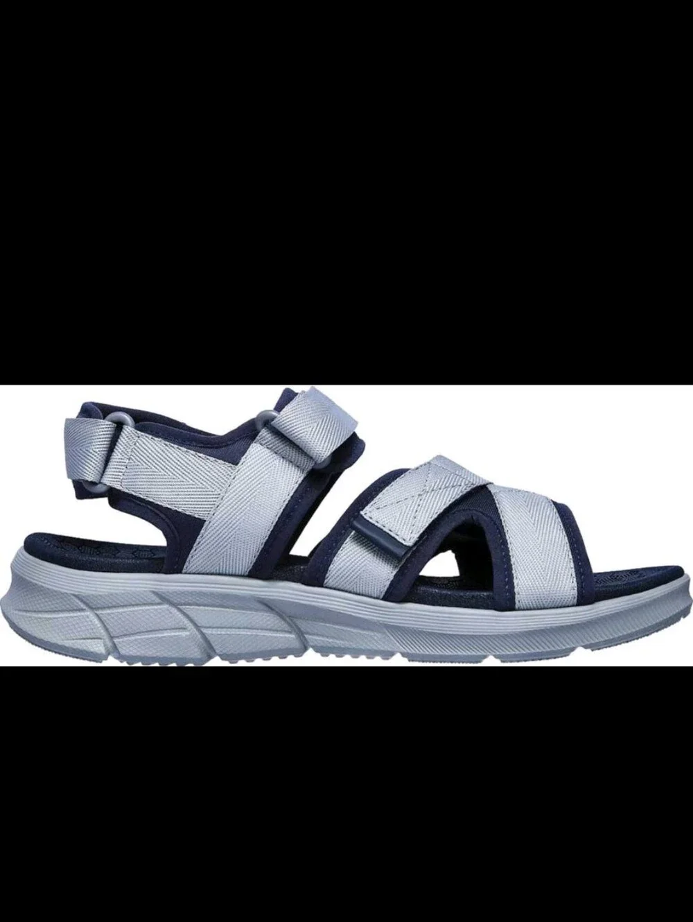 Skechers Mens Equalizer 4.0 Tolgus Sporty Sandals Charcoal Black Navy Charcoal